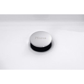 Pfister Polished Chrome Push & Seal Bathroom Sink Drain, Bathroom Sink Faucet Pop-up Drain Alternative, Easy to Install, Modern Bathroom Décor