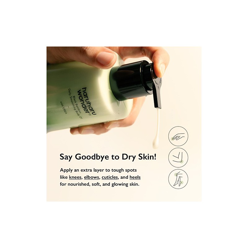 haruharu wonder [haruharu wonder]Black Bamboo Daily Soothing Body Oil 200ml