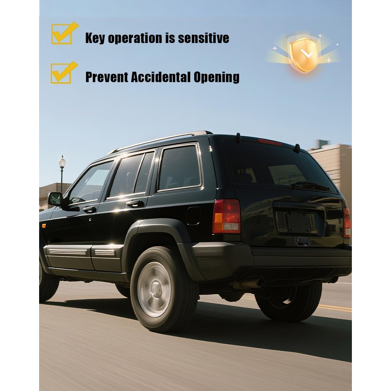 TIKSCIENCE 83210 Liftgate Handle with Keyhole Fit for Jeep Cherokee