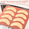 Fchil Silicone Croissant Mold, 8-Cavity Baking Pan, Terracotta