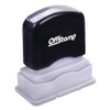 Offistamp Pre-Inked Message Stamp with Blank Date Box, Faxed, 1.63"