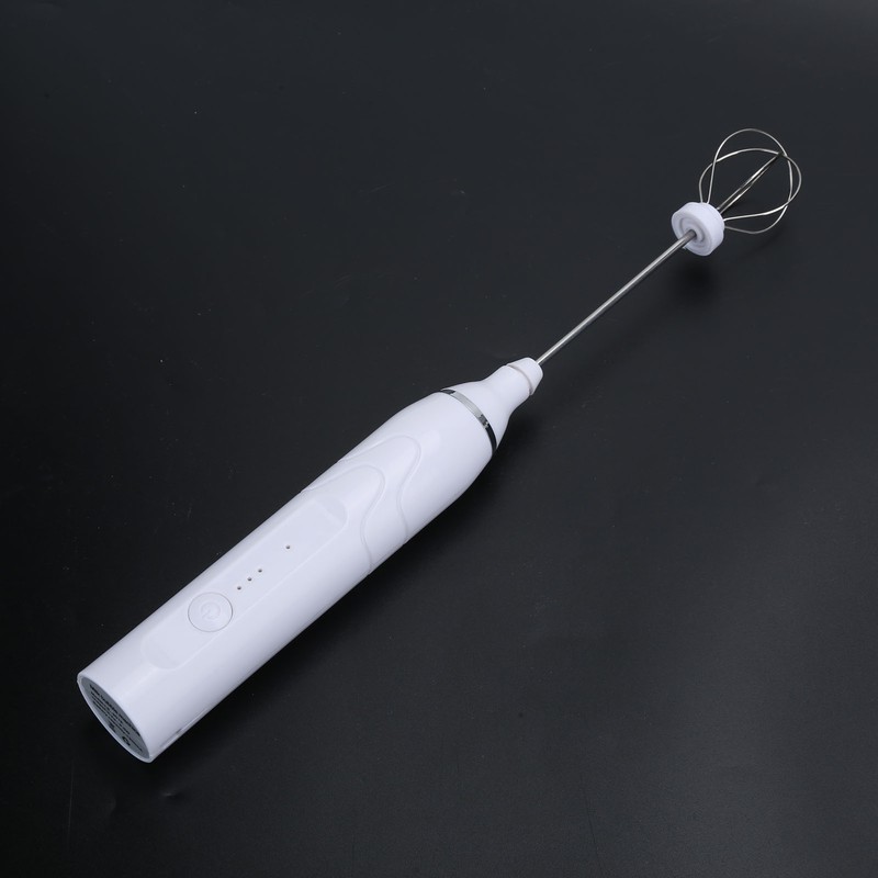 Electric Milk Frother USB Charging 3 Speeds Egg Beater Handheld