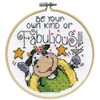 Design Works Crafts Hoop, Fabulous Counted Cross Stitch Kit