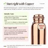 Rivera 32oz – 99.92% LAB TESTED Pure Copper water bottle,