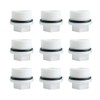 HLIWS 9 Pcs 3/4-inch BSP Threaded Blanking Cap,Drain Cap Seal,Appliance