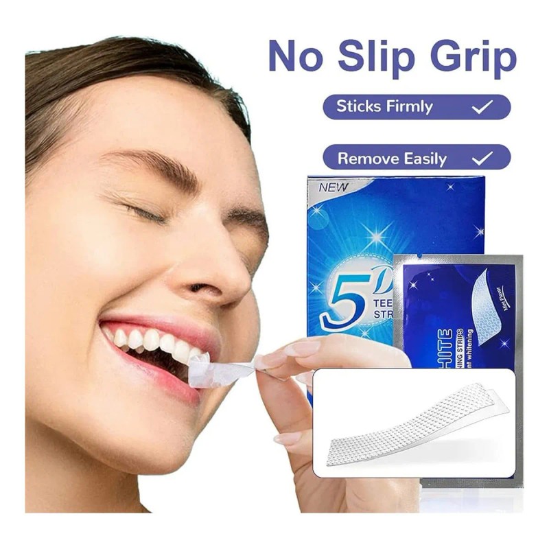Tiras Blanqueadoras Dentales White Higiene Bucal Alien Technology