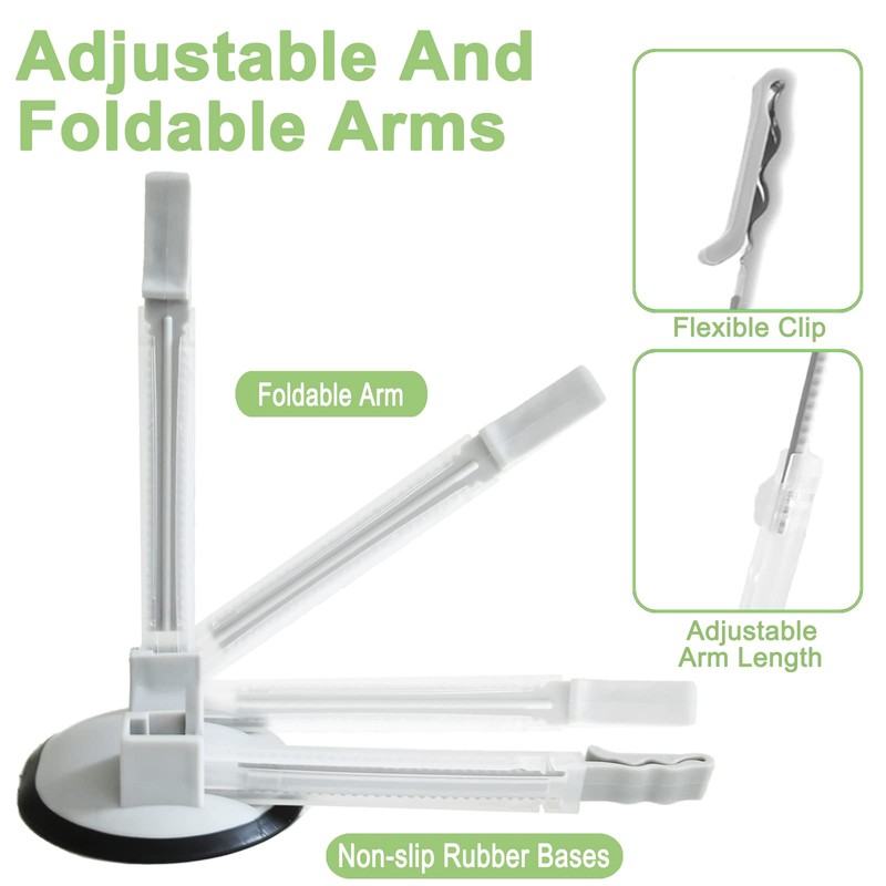 12 Pack Baggy Rack Stand Adjustable Freezer Bag Holder Stand