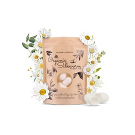 Memoir Organic Silkworm Finger Rub - Facial Cleanser, Blackhead & Acne Scar Removal, Anti-Aging, Wrinkle Removal Beauty Scrub. Use daily to achieve Healthy Glowing Skin