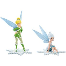 Bullyland Disney's Winter Fairy Tinkerbell and Periwinkle Set