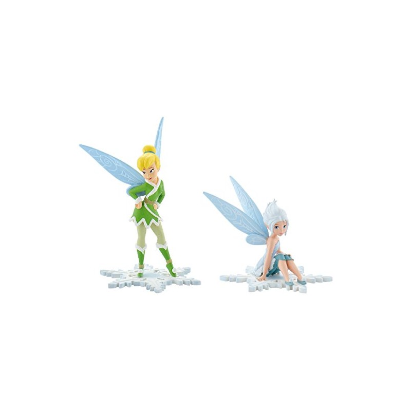 Bullyland Disney's Winter Fairy Tinkerbell and Periwinkle Set