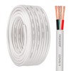 MOOKEERF 22 AWG 4 Conductor Stranded Shielded Plenum Cable 50FT