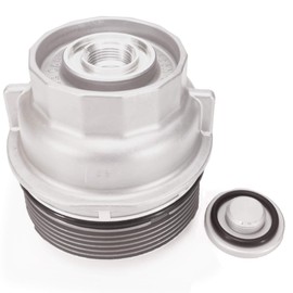 Oil Filter Housing Cap Assembly 15620-31060 For Toyota Camry Tundra RAV4 4Runner Tacoma Highlander Sienna Venza Avalon Fj Cruiser, Oil Filter Housing Cover 2010 2011 2012 2013 2014 2015 2016 2017 2018