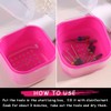 Nail Tool Sterilizer Box Plastic Disinfectant Container for Nail Art