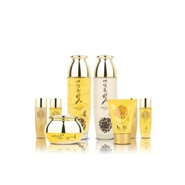 Yedam Yunbit Prime Luxury Gold 4 Piece Set Wrinkle Whitening Functional Pure Gold Containing Basic Set Cosmetics Prime Luxury Gold 4 Piece Set Wrinkle Whitening Functionality / 예담윤빛 프라임 럭셔리 골드 4종 세트 주름미백기능성 순금함유 기초세트 화장품 프라임 럭셔리 골드 4종 세트 주름미백기능성