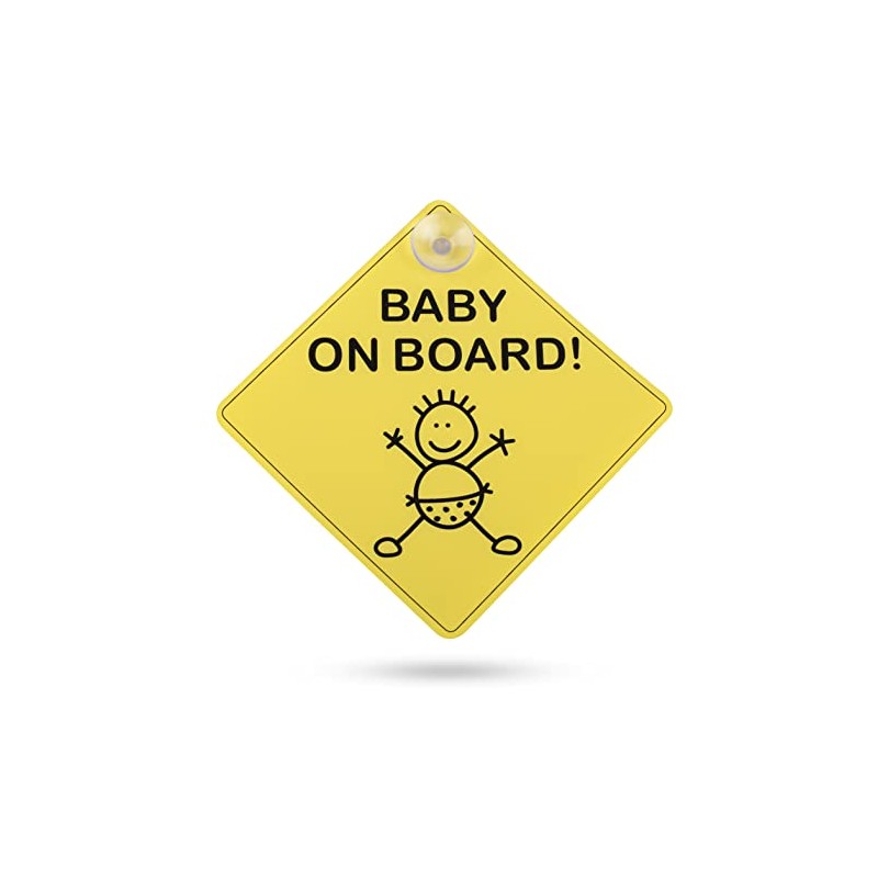 Topcom CP111 Child Safety Car Sign Baby on Board Gift