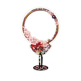 Hagoromo Frusta Can Badge Cover (Cherry Blossom) No. 82860