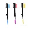 Ipetboom Double-end Eyebrow Comb Makeup Brush Tool Mascara Applicator Random