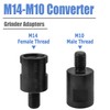 Mesee 2 Pieces Angle Grinder Attachment Adapters M14 Female to