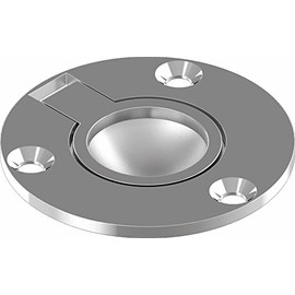 ARBO-INOX Floor Lifter Round Investment Cast Polished Stainless Steel A4 50 mm