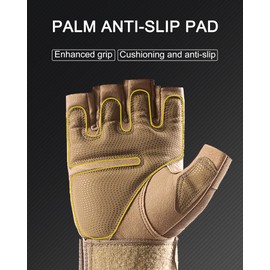 Nothing burger Fingerless Tactical Gloves Soft Rubber Knuckle Protective Breathable Lightweight Half Finger Bicycle Glove, Exercise Workout Gloves for Gym, Camping, Hunting, Shooting (Medium)