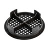 50 x Black Plastic 70mm Round Soffit Air Vents/Upvc Push