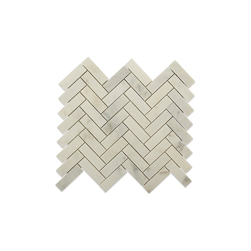 Splashback Tile ORIENTAL HERRINGBONE Oriental Sculpture Herringbone 12" x 8mm