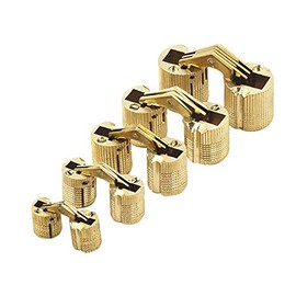 4 Pcs Hidden Brass Barrel Hinges Invisible Hinges,Concealed Hinge 180 Degree, Hidden Hinges for DIY Jewelry Box Small Wooden Box Hand Craft 6 Sizes to Choose