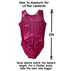 LIL'FOX Gymnastics Leotards for Girls - HOT PINK SHINY FOIL