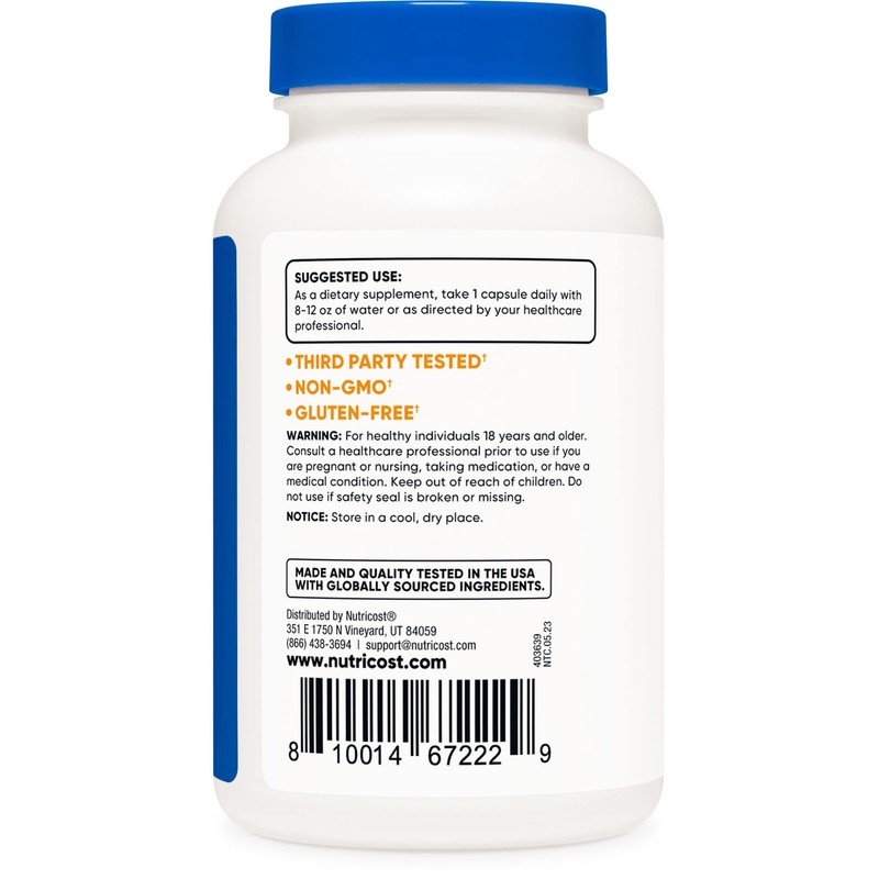 Nutricost P5P Vitamin B6 Supplement 50mg, 240 Capsules (Pyridoxal-5-Phosphate) -