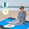 BRONOM Beach Canopy Beach Tent 11X11 FT Beach Shade Canopy