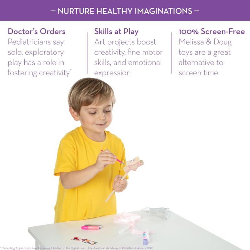 Melissa & Doug Created by Me! Wooden Princess Wand, Arts