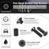 PATIKIL M2.5 x 10 mm Flat Head Socket Cap Screws,