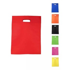 Cimboa 10 Bolsa Boutique Ecologica Non Woven 45.5x35.5 Serigrafia Color Rojo