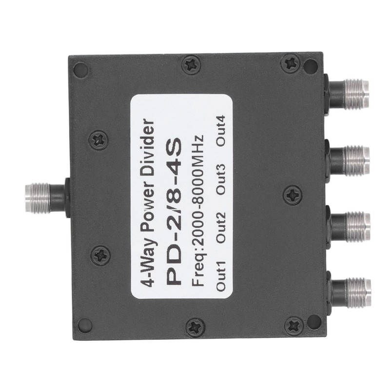SMA Microstrip Power Splitter Combiner 2‑8GHz Stainless Steel 4 Way