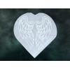 Selenite Charging Plate for Crystals - Angel Wing Heart