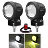 X-STYLE Motorcycle Fog Lamps with Cut Line, 20W, 2 Colors,