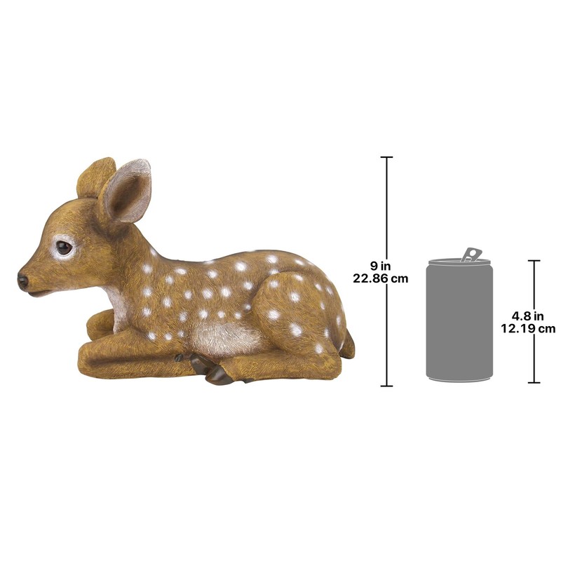 Design Toscano Darby, the Forest Fawn Baby Deer Statue