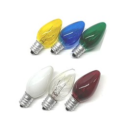 UI PRO TOOLS Assorted Color Night Light Bulb - 6PC
