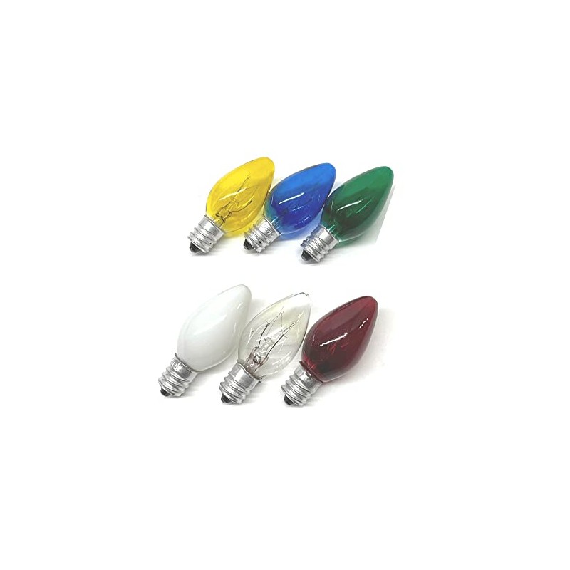 UI PRO TOOLS Assorted Color Night Light Bulb - 6PC