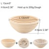 4X Round 5inch Rattan Bread Proofing Basket Sourdough Bannetons Proving