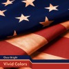 G128 Combo Pack: American USA TeaStained Flag 3x5 Ft &