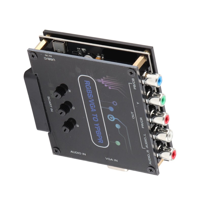 RGBS VGA SCART to YPBPR Component Converter for SFC for
