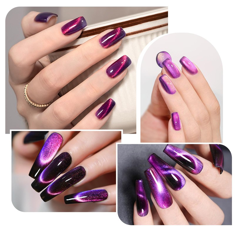 Vnjaoi Nail Magnet Set, Upgraded 5 in 1 Multi-Function Nail