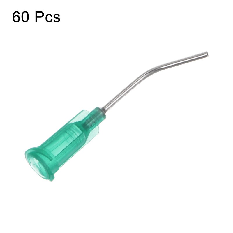 QUARKZMAN Pack of 60 Blunt Dosing Tips Needles 18G 1