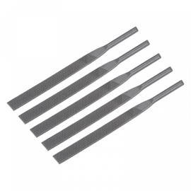 uxcell Pneumatic Air File Set Coarse Tooth 5mmx125mm Flat File Grinding Tool 5Pcs