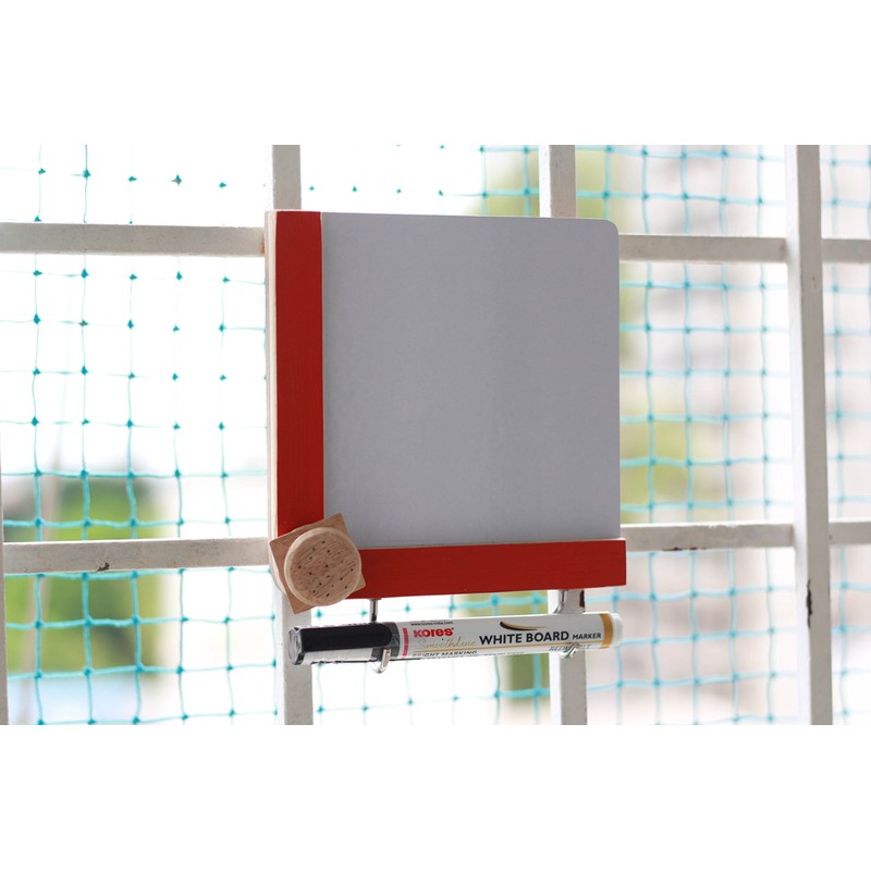 IVEI Wooden Fridge Magnets With A Whiteboard And Hooks -