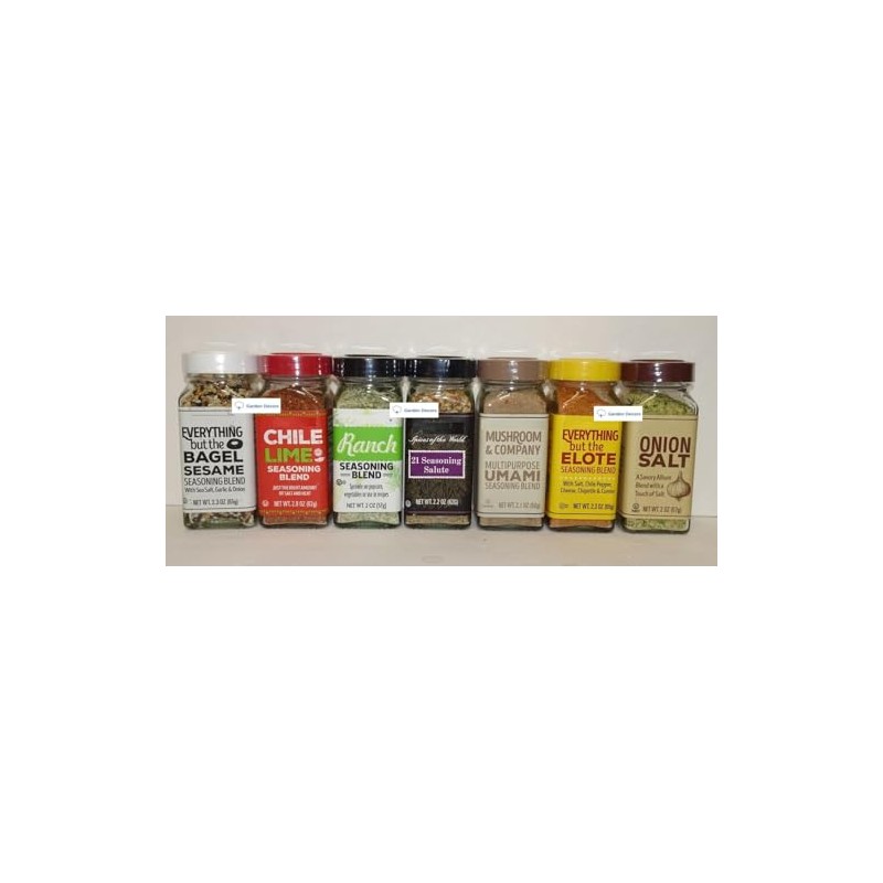 Trader Joe 7 Flavors Spice Seasoning Variety Set Great Value