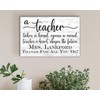 Broad Bay Teacher Gift Plaque Custom Sign Class Appreciation Gift