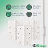 EAI White Door Hinges | 4 Inch / 102mm White