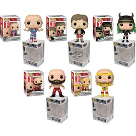 Funko Pop WWE Wrestlemania 40 (Set of 5) + Protector: Wave 21 Pop! Vinyl Figure (Gift Set Bundled with ToyBop Brand Box Protector Collector Case)